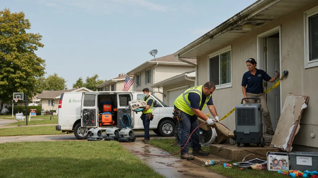 Water Damage Restoration in Flora, IL near me